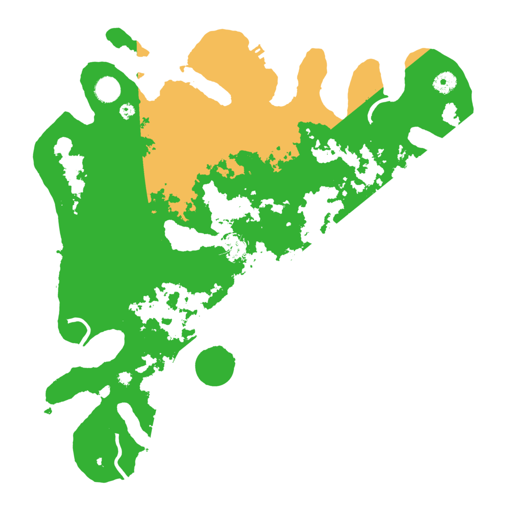 Biome Rust Map: Procedural Map, Size: 3500, Seed: 272200303