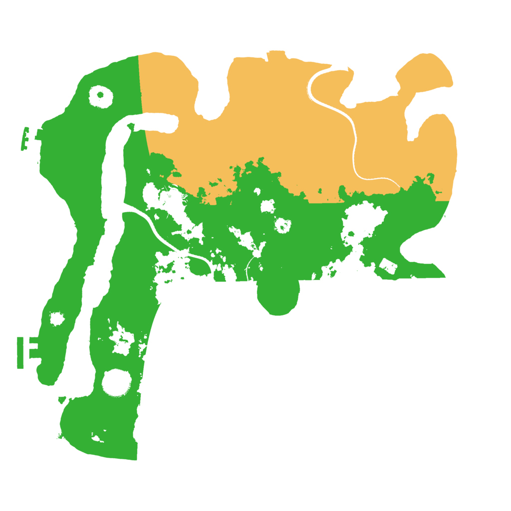 Biome Rust Map: Procedural Map, Size: 3250, Seed: 290021