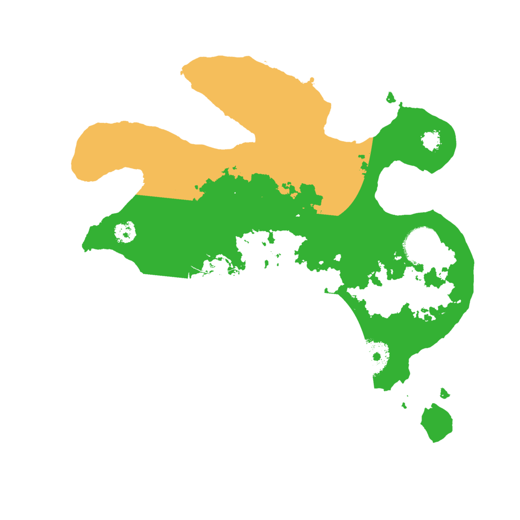 Biome Rust Map: Procedural Map, Size: 2500, Seed: 1995