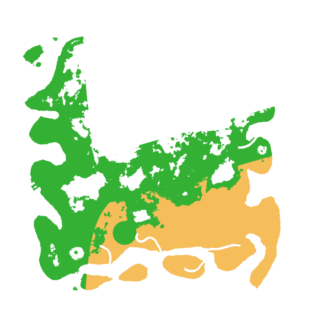 Biome Rust Map: Procedural Map, Size: 3500, Seed: 909899362