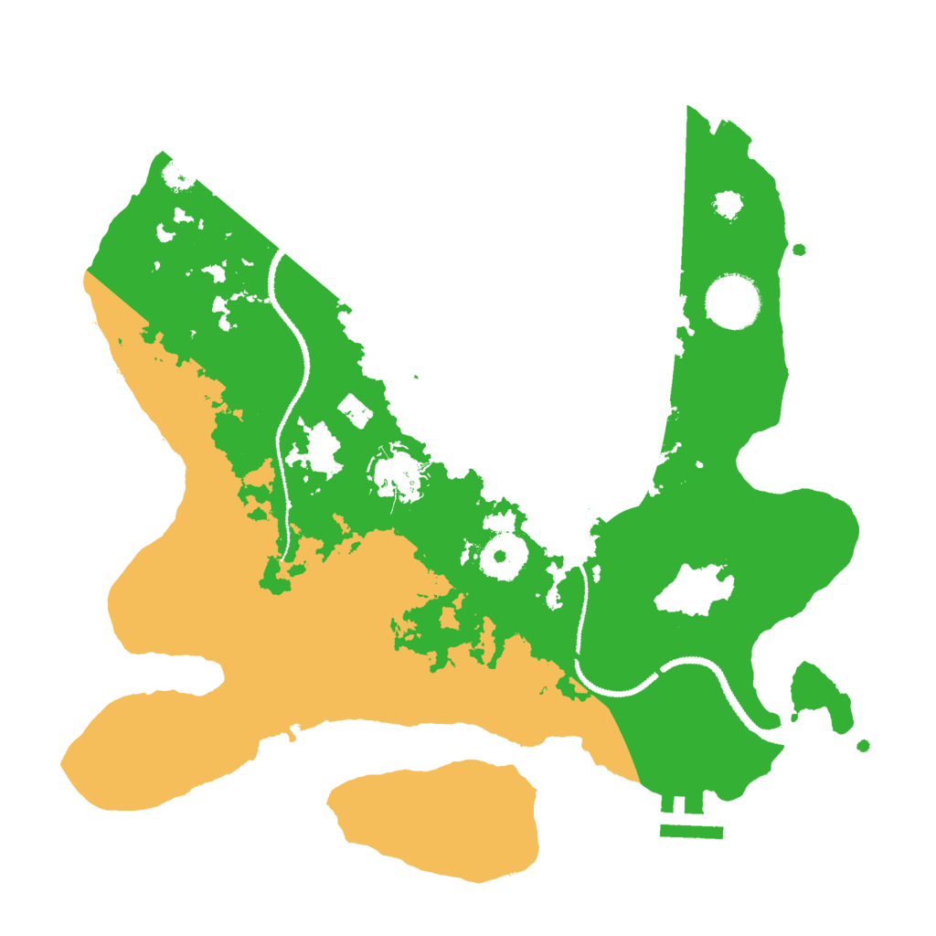 Biome Rust Map: Procedural Map, Size: 3000, Seed: 950920163