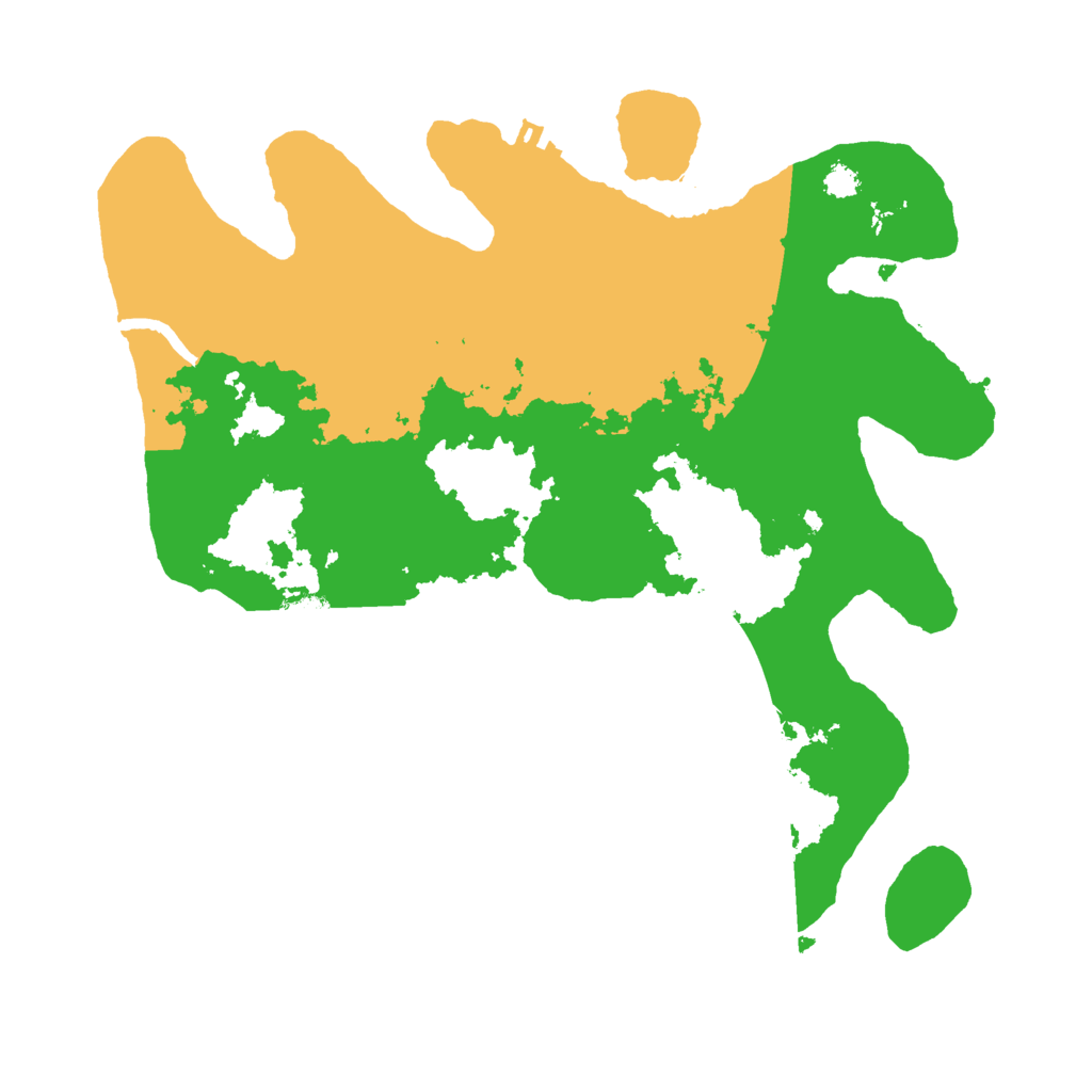 Biome Rust Map: Procedural Map, Size: 3000, Seed: 25961