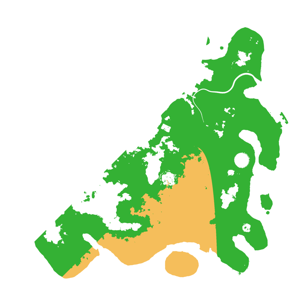 Biome Rust Map: Procedural Map, Size: 3500, Seed: 378256