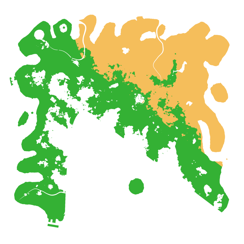Biome Rust Map: Procedural Map, Size: 4500, Seed: 1910561436