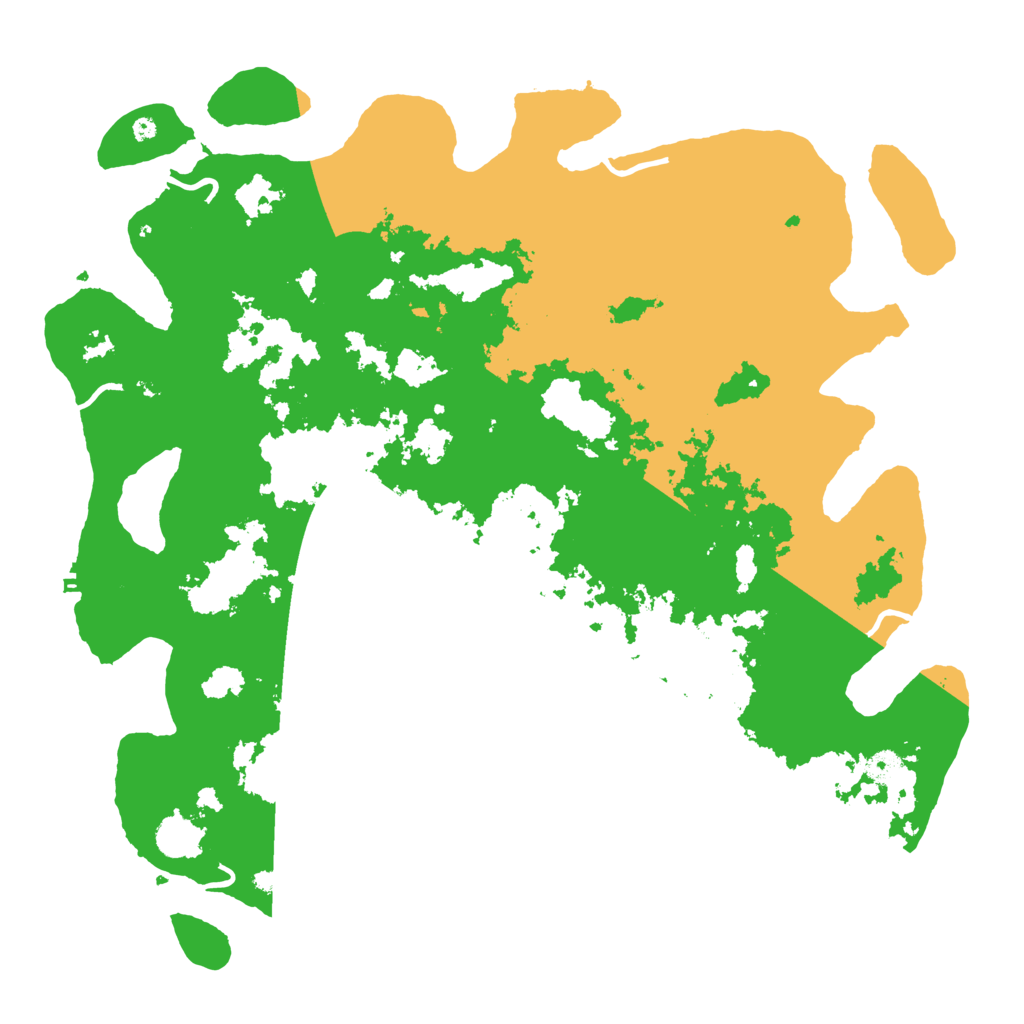 Biome Rust Map: Procedural Map, Size: 4500, Seed: 2023040685