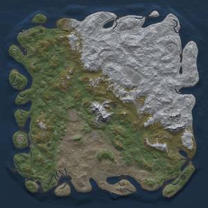 Thumbnail Rust Map: Procedural Map, Size: 6000, Seed: 2101349114, 19 Monuments