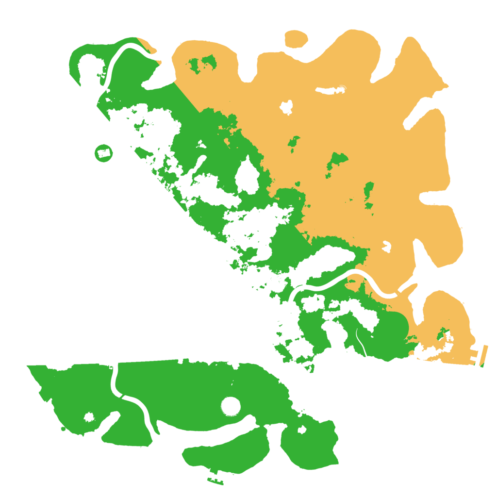 Biome Rust Map: Procedural Map, Size: 4500, Seed: 462023
