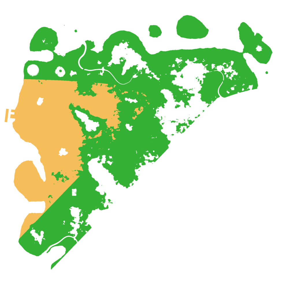 Biome Rust Map: Procedural Map, Size: 4500, Seed: 1233456