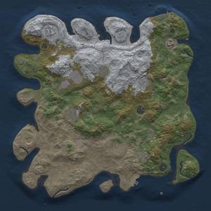 Thumbnail Rust Map: Procedural Map, Size: 4000, Seed: 1391032154, 18 Monuments