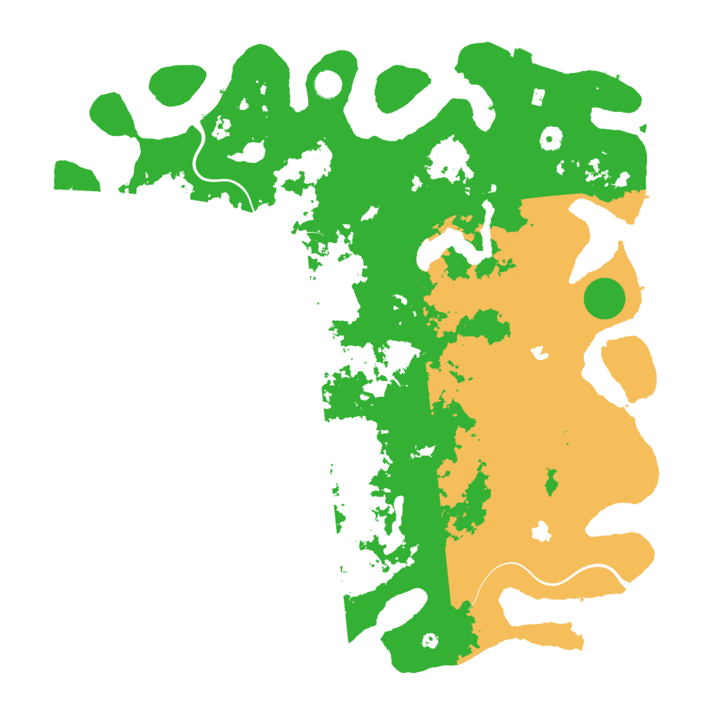 Biome Rust Map: Procedural Map, Size: 4500, Seed: 2100490627