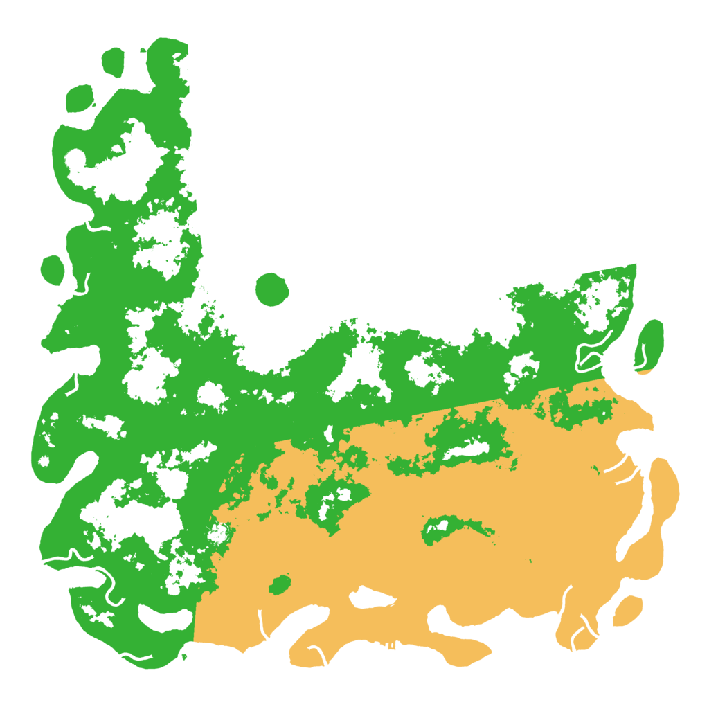 Biome Rust Map: Procedural Map, Size: 6000, Seed: 1254443474