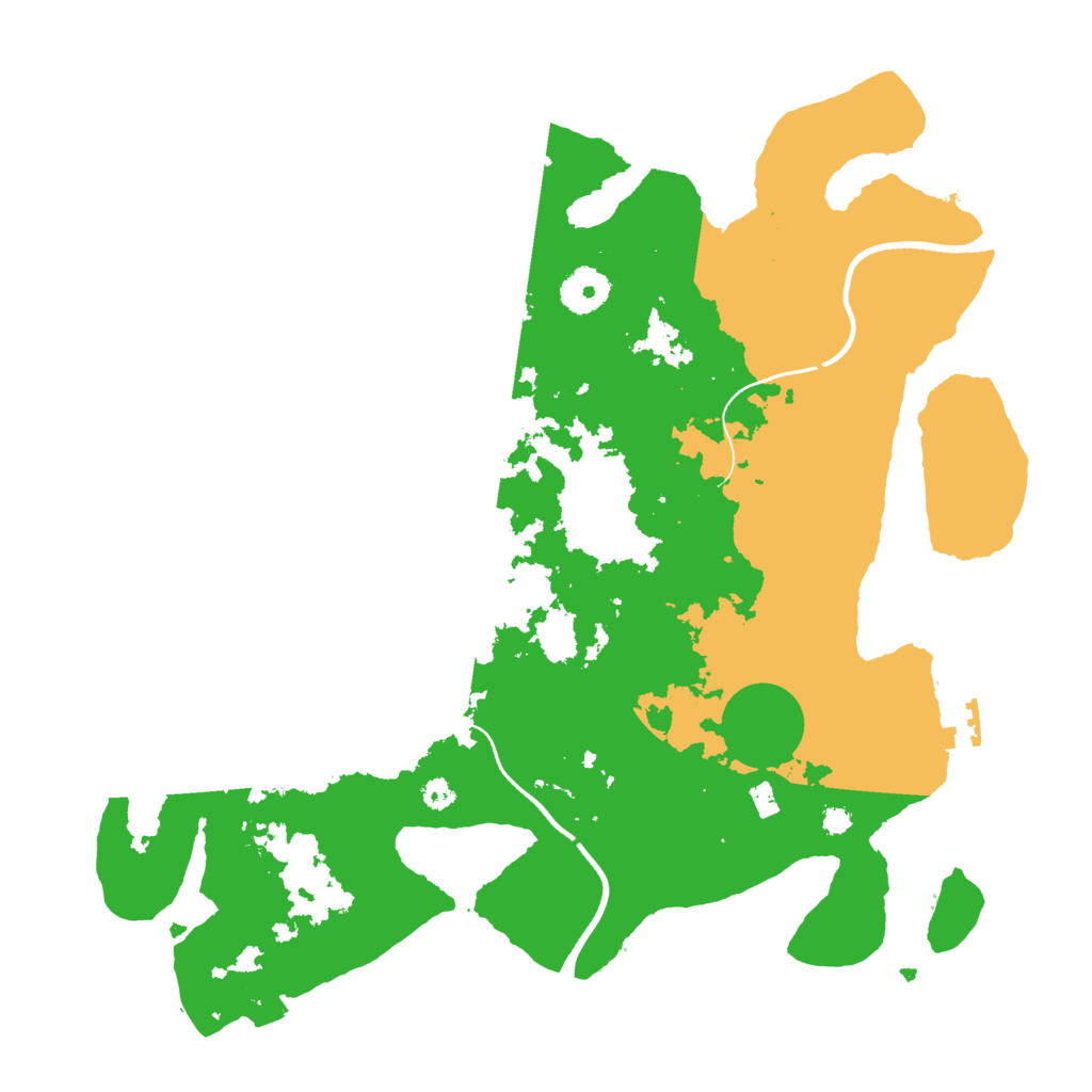 Biome Rust Map: Procedural Map, Size: 3500, Seed: 735876226