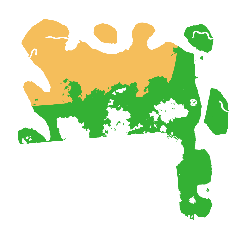 Biome Rust Map: Procedural Map, Size: 3500, Seed: 1669772625