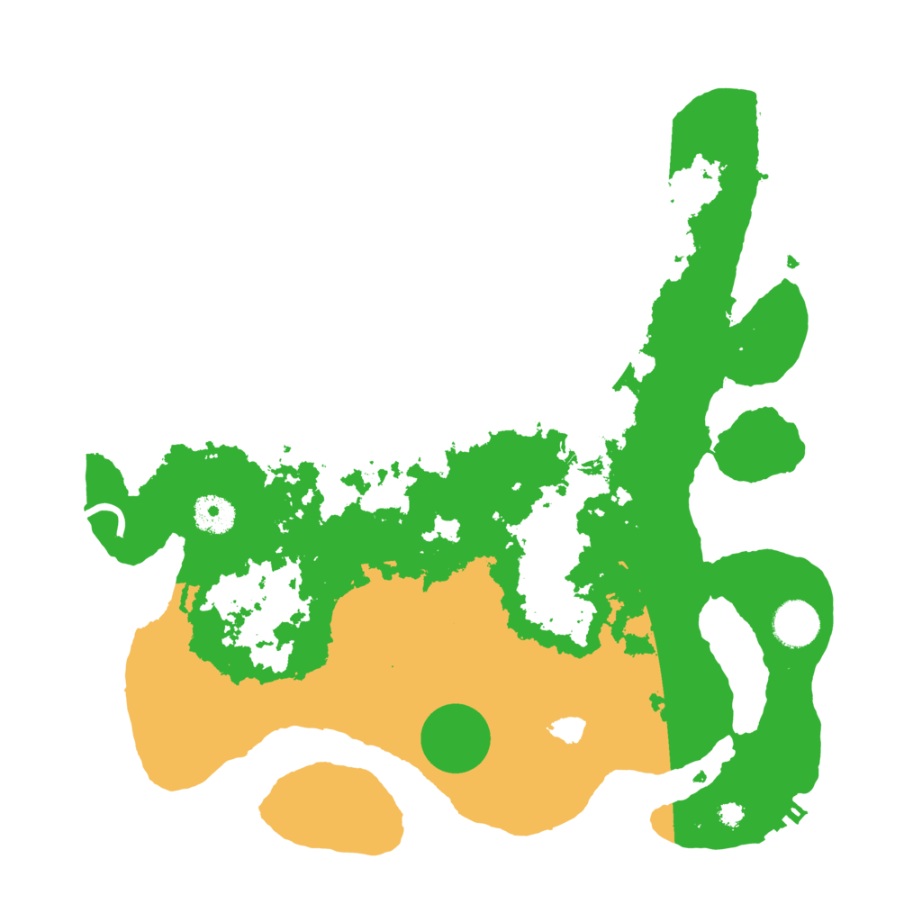 Biome Rust Map: Procedural Map, Size: 3500, Seed: 1028880040