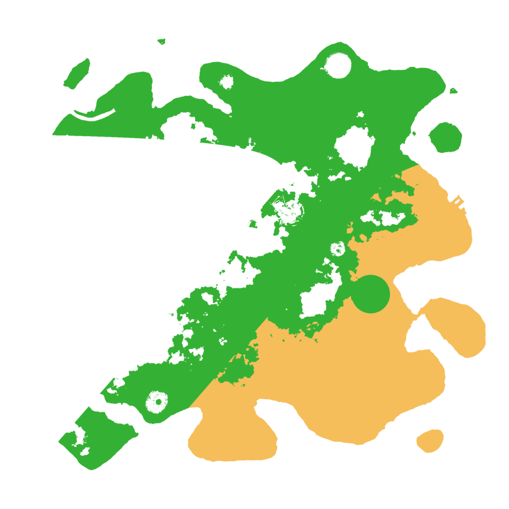 Biome Rust Map: Procedural Map, Size: 3500, Seed: 822121503