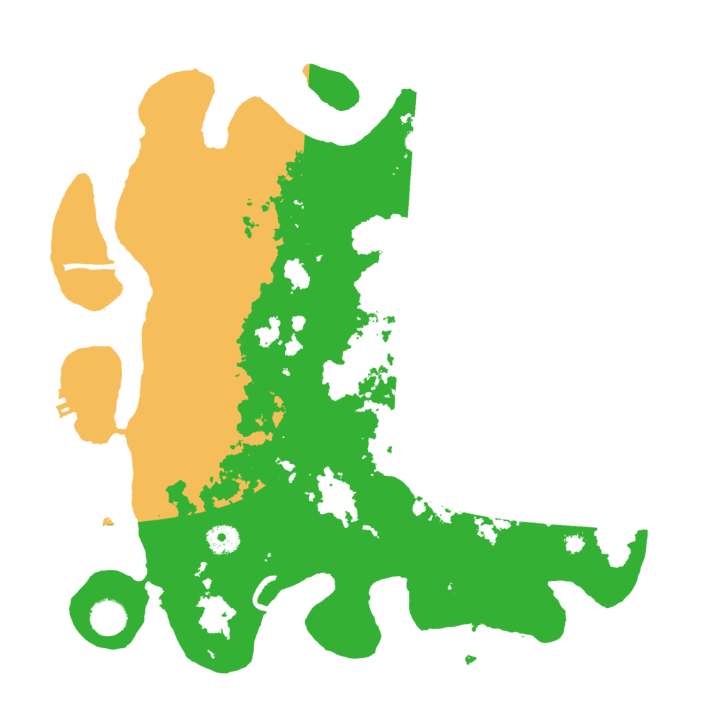 Biome Rust Map: Procedural Map, Size: 3500, Seed: 246281619