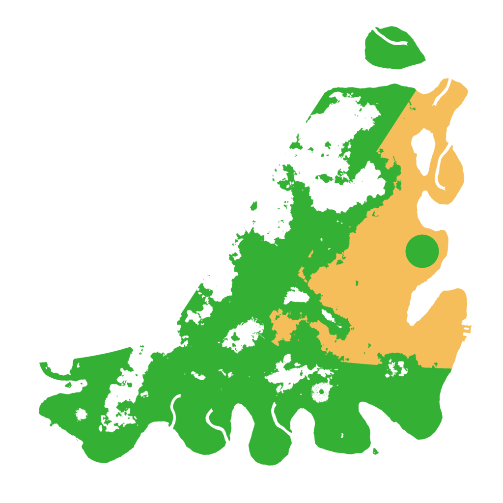 Biome Rust Map: Procedural Map, Size: 4000, Seed: 339309414