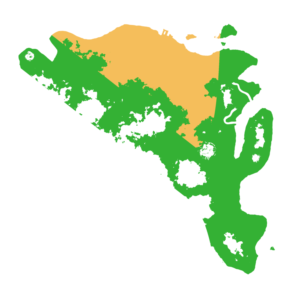 Biome Rust Map: Procedural Map, Size: 3500, Seed: 1756723224