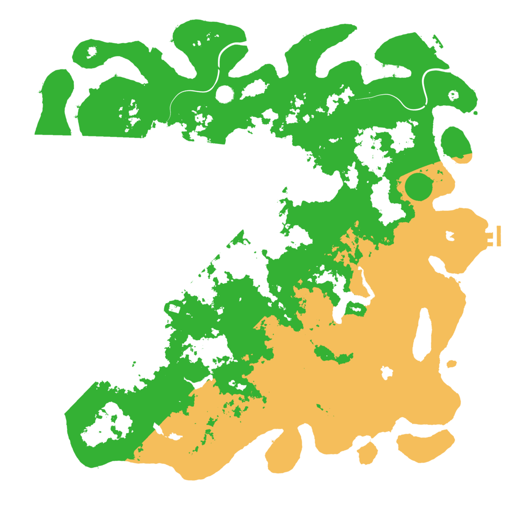 Biome Rust Map: Procedural Map, Size: 5000, Seed: 1035446808