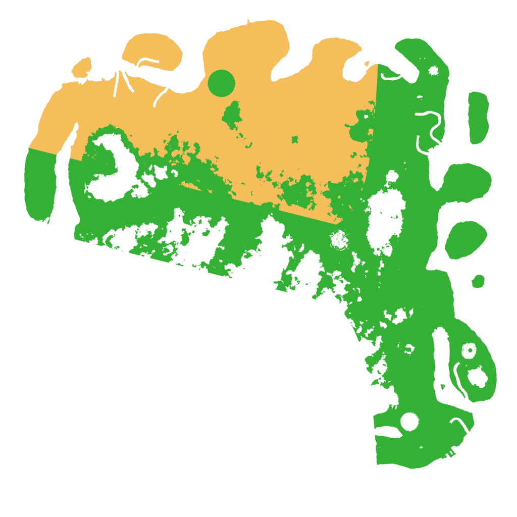 Biome Rust Map: Procedural Map, Size: 5000, Seed: 1657028018