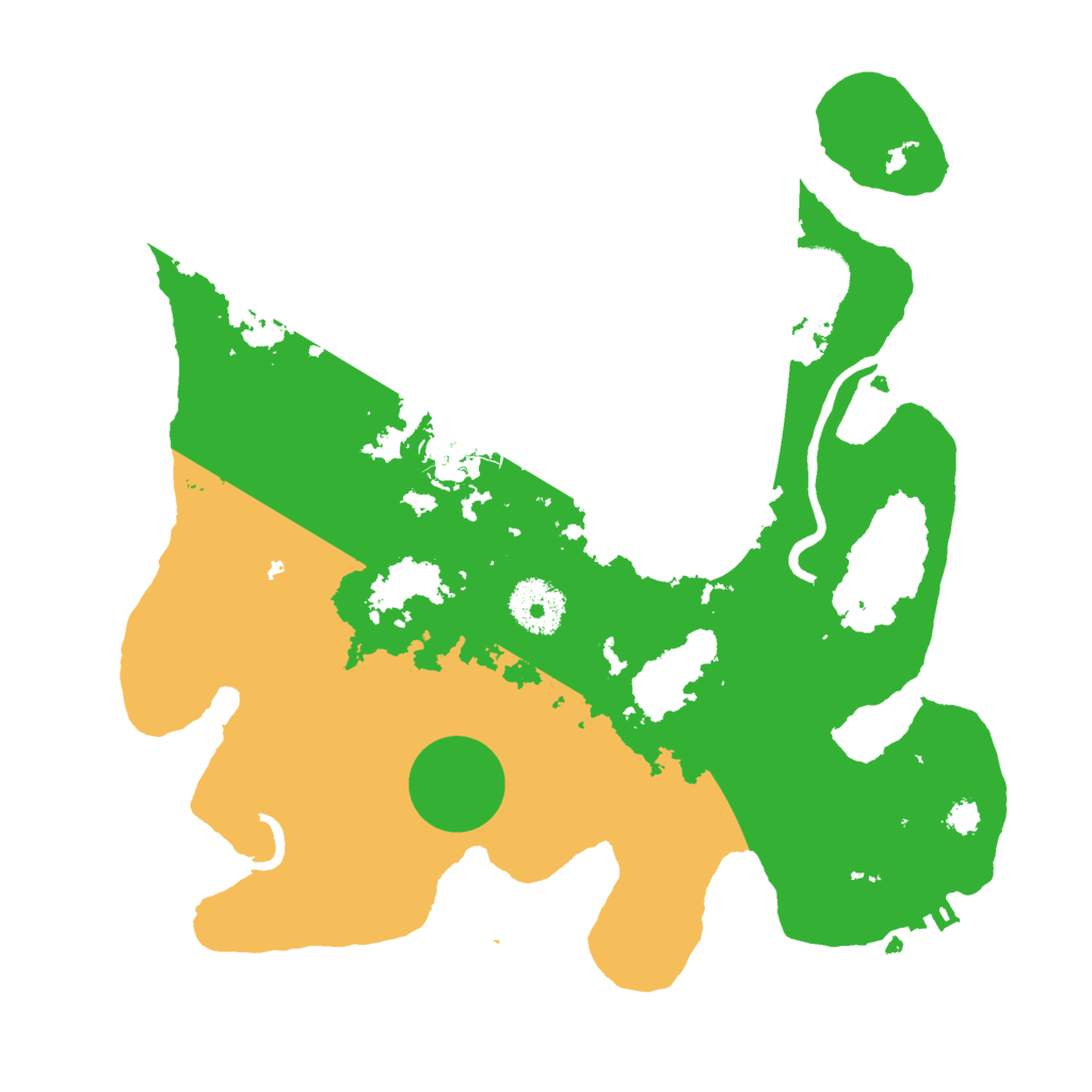 Biome Rust Map: Procedural Map, Size: 3000, Seed: 55401