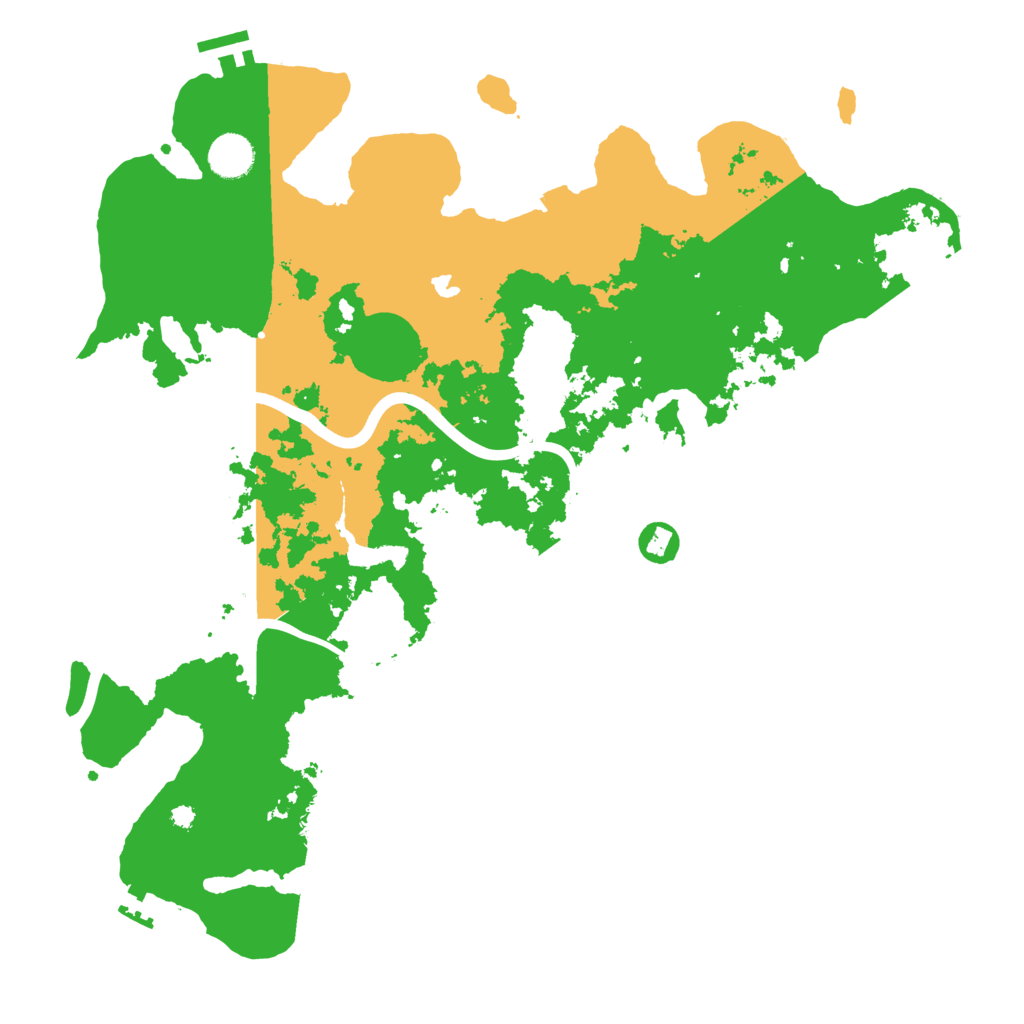 Biome Rust Map: Procedural Map, Size: 4000, Seed: 758254