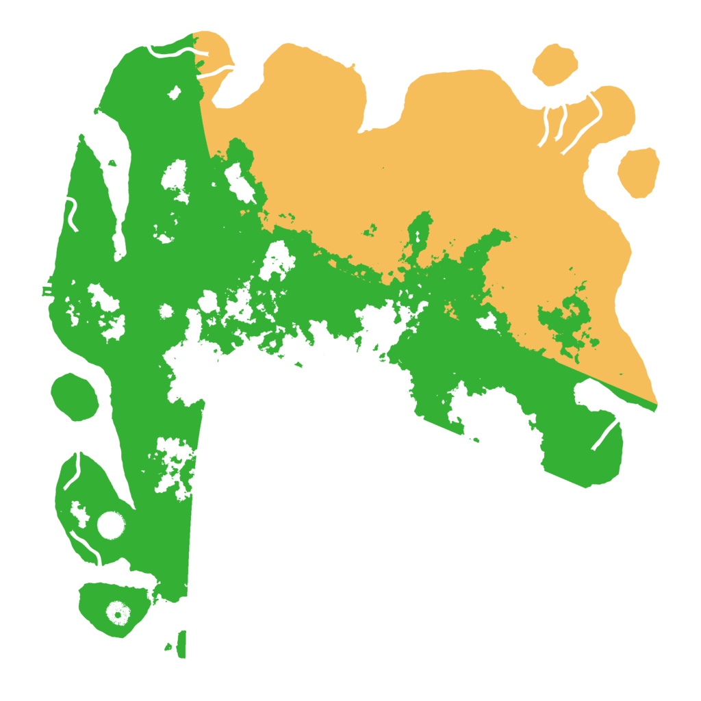 Biome Rust Map: Procedural Map, Size: 4500, Seed: 392362193