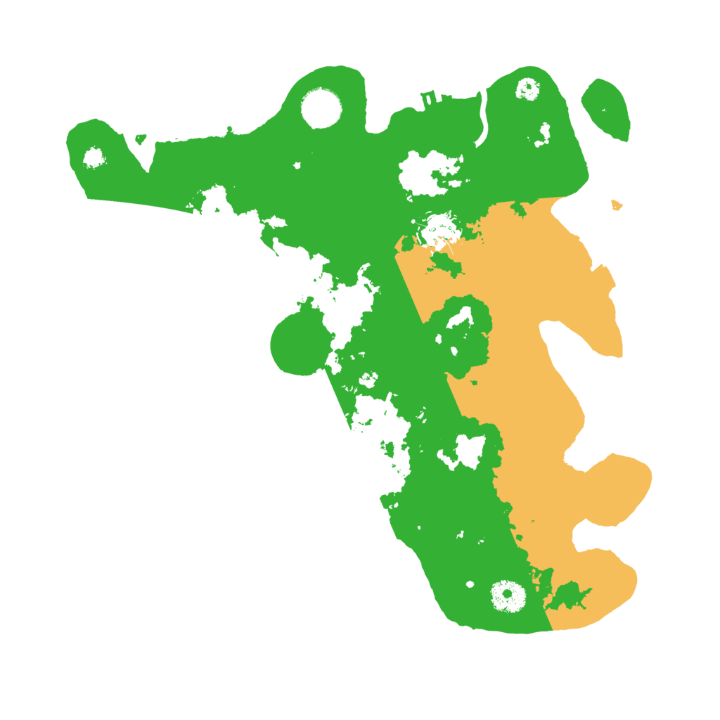 Biome Rust Map: Procedural Map, Size: 3199, Seed: 13830