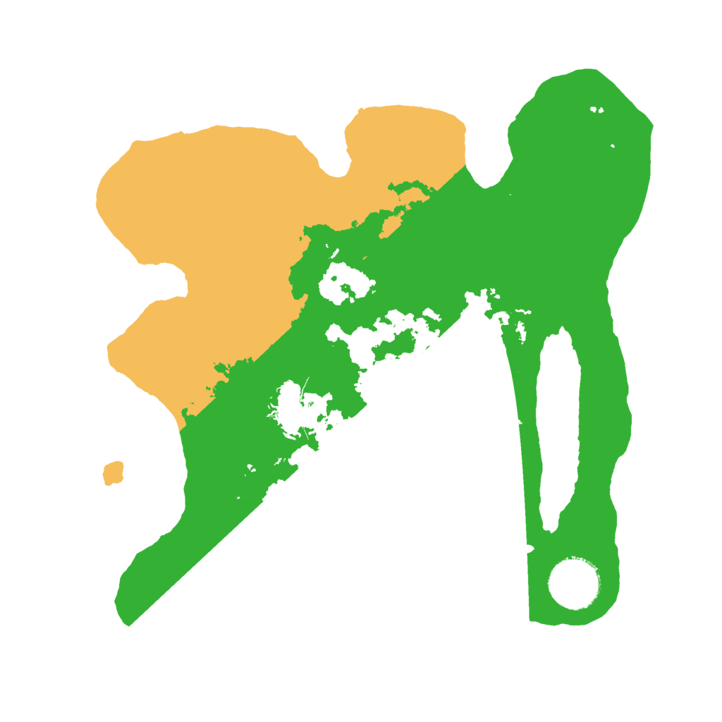 Biome Rust Map: Barren, Size: 2500, Seed: 275162056