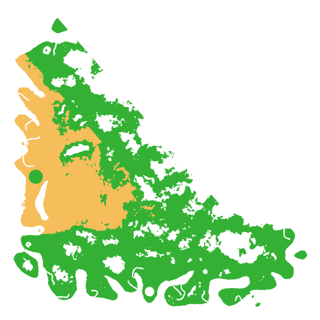 Biome Rust Map: Procedural Map, Size: 6000, Seed: 59943015