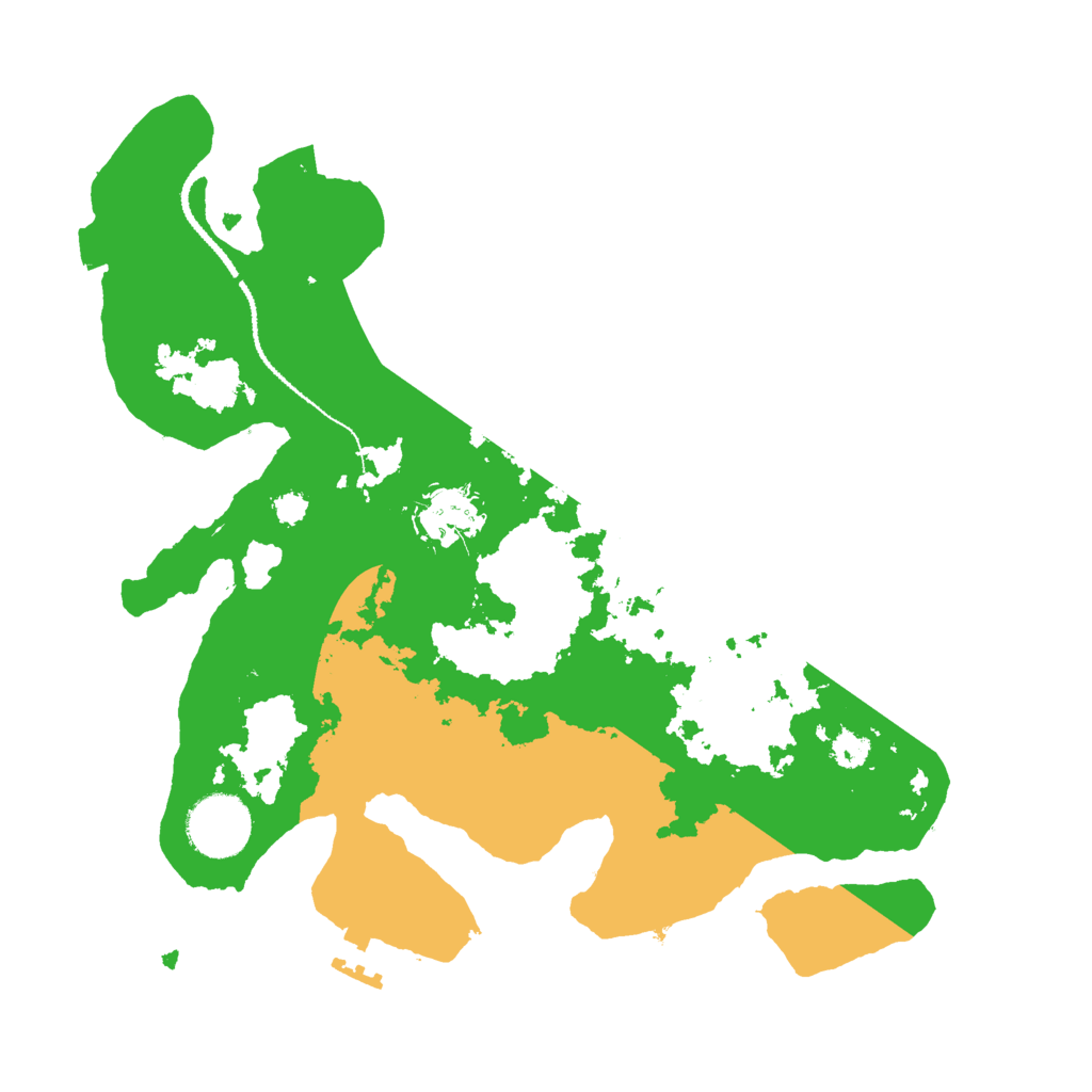 Biome Rust Map: Procedural Map, Size: 3000, Seed: 78134864