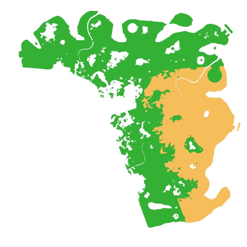Biome Rust Map: Procedural Map, Size: 4500, Seed: 1833005284
