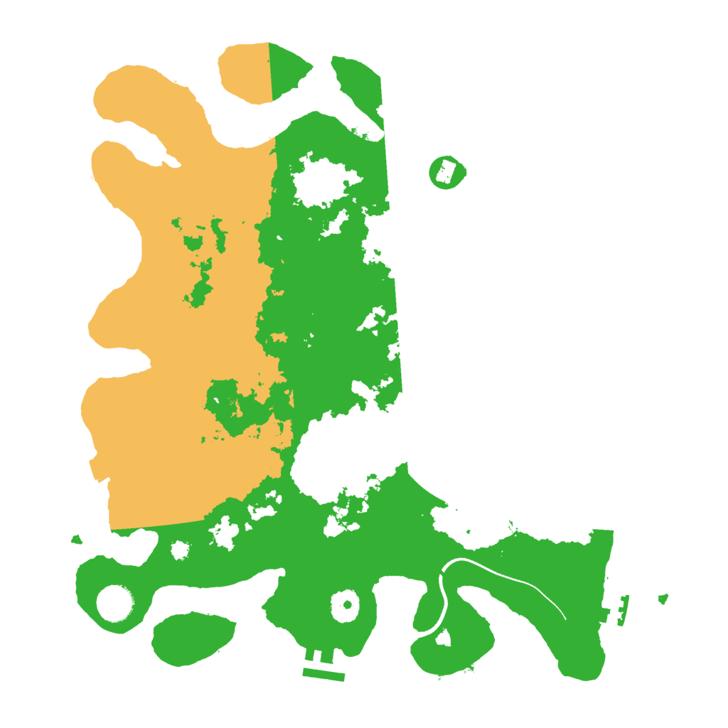 Biome Rust Map: Procedural Map, Size: 3500, Seed: 2139410323