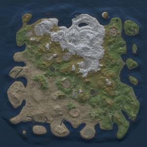 Thumbnail Rust Map: Procedural Map, Size: 4500, Seed: 1747176258, 19 Monuments