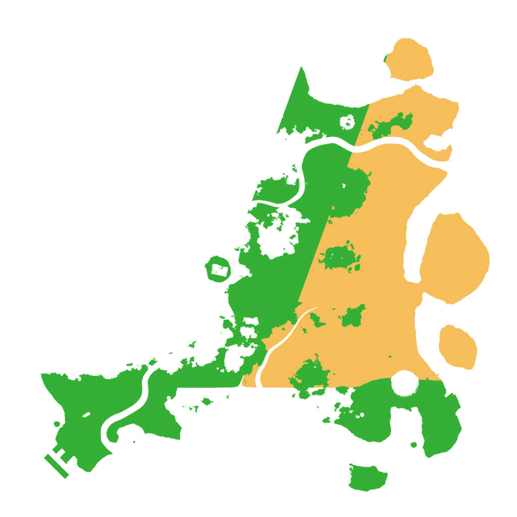 Biome Rust Map: Procedural Map, Size: 3500, Seed: 905640344