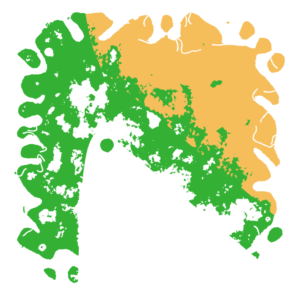 Biome Rust Map: Procedural Map, Size: 6000, Seed: 78548524