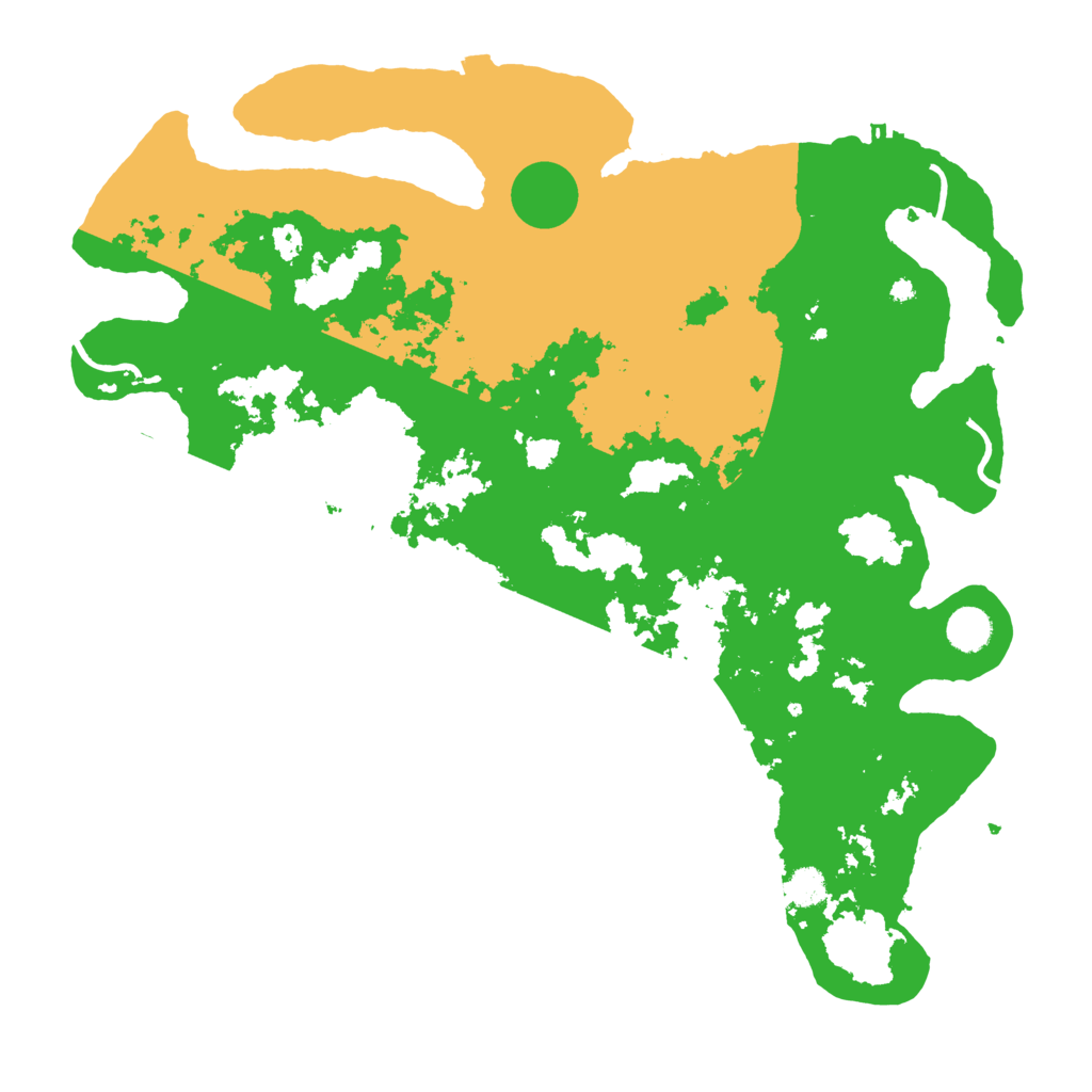 Biome Rust Map: Procedural Map, Size: 4300, Seed: 88112233