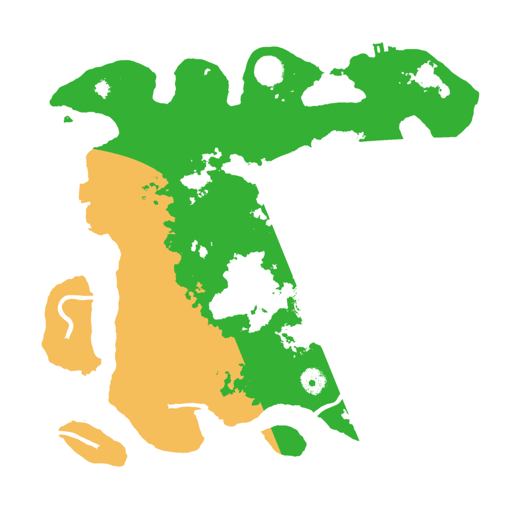 Biome Rust Map: Procedural Map, Size: 3100, Seed: 52128