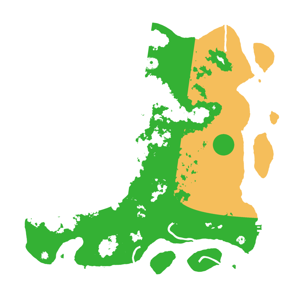 Biome Rust Map: Procedural Map, Size: 3700, Seed: 1362651912
