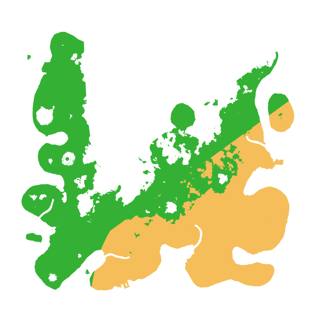 Biome Rust Map: Procedural Map, Size: 3500, Seed: 2045624538