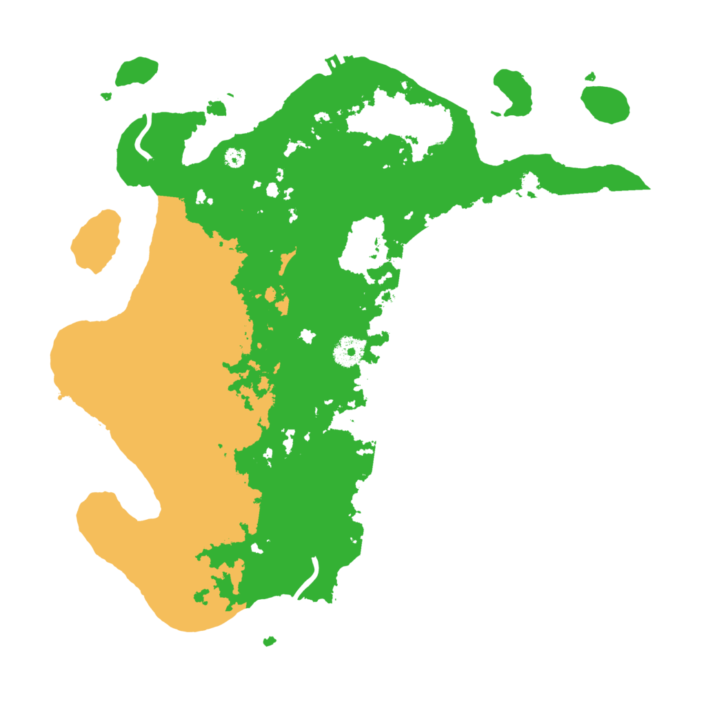 Biome Rust Map: Procedural Map, Size: 3500, Seed: 1885838074