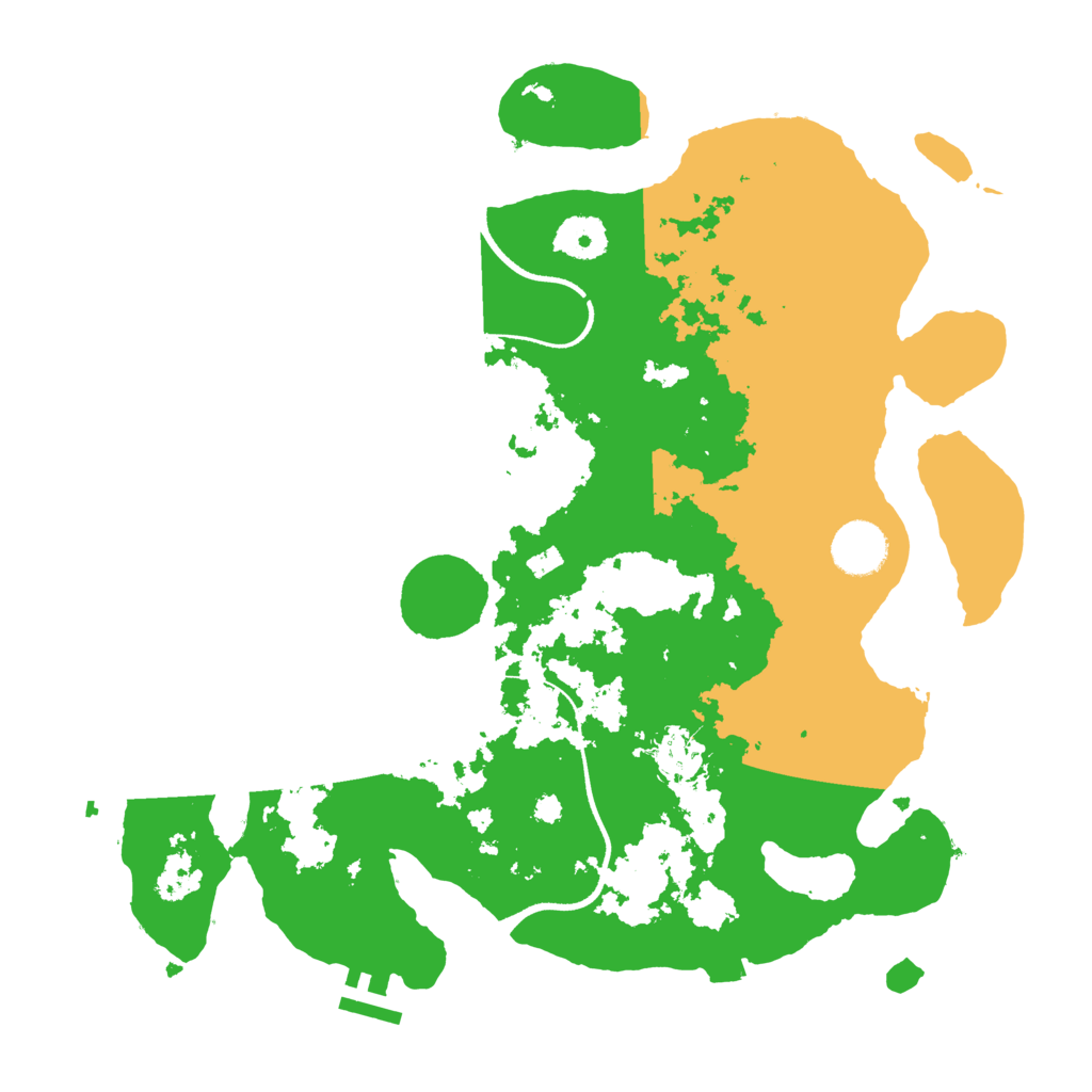 Biome Rust Map: Procedural Map, Size: 3500, Seed: 1786675719