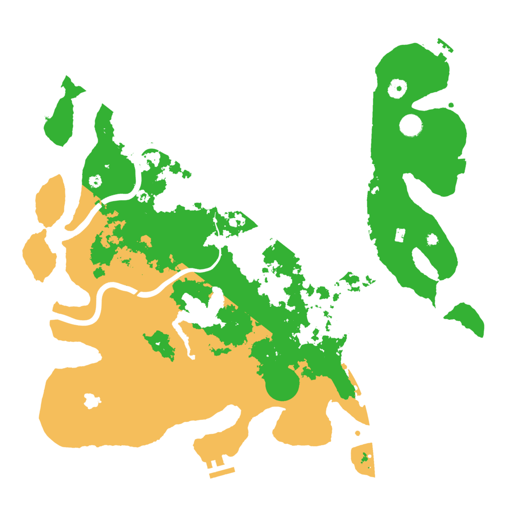 Biome Rust Map: Procedural Map, Size: 4000, Seed: 147001