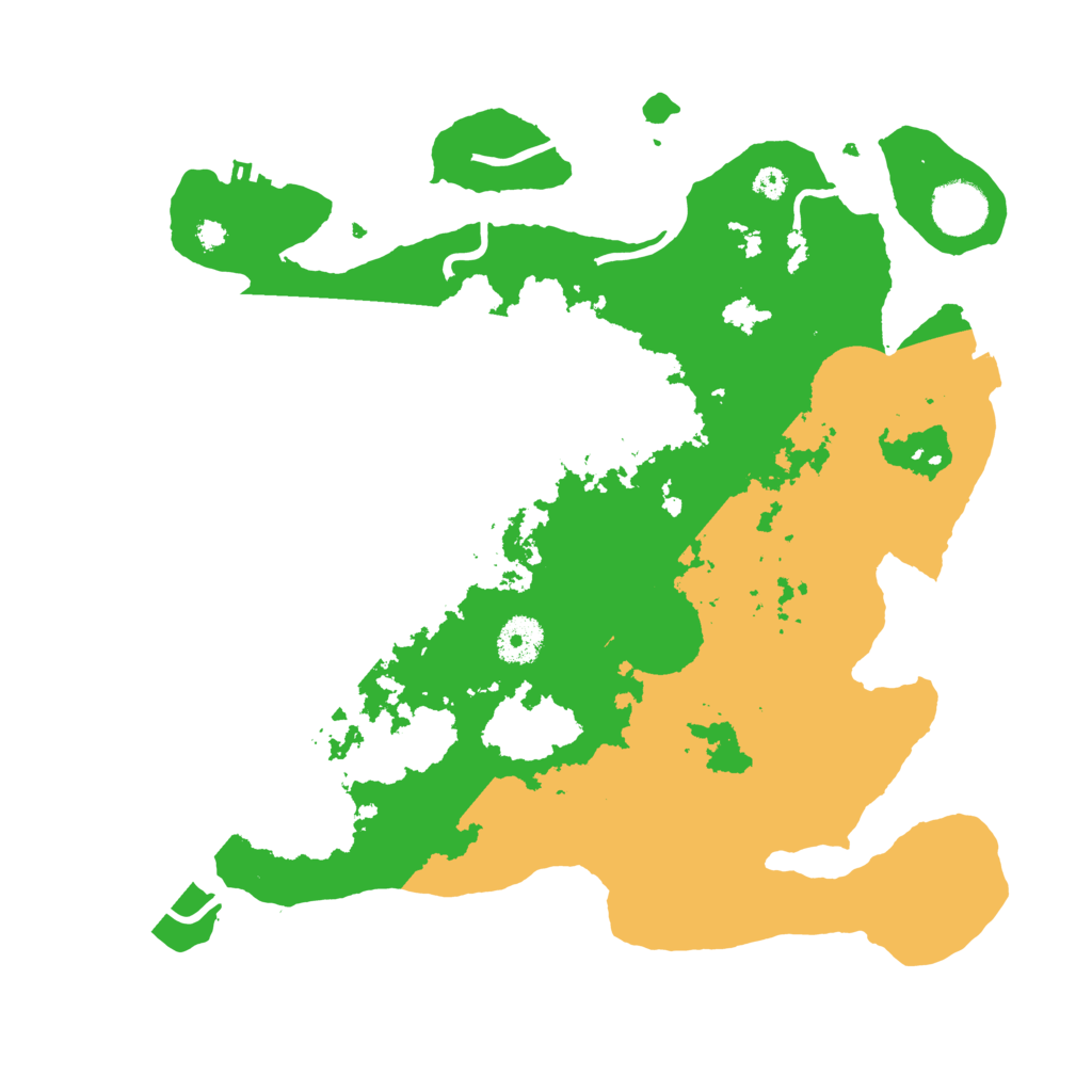 Biome Rust Map: Procedural Map, Size: 3500, Seed: 1406978295