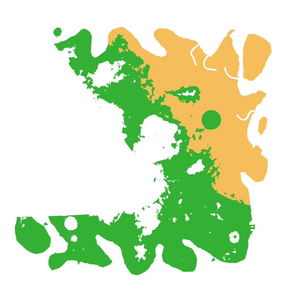 Biome Rust Map: Procedural Map, Size: 4000, Seed: 25310288