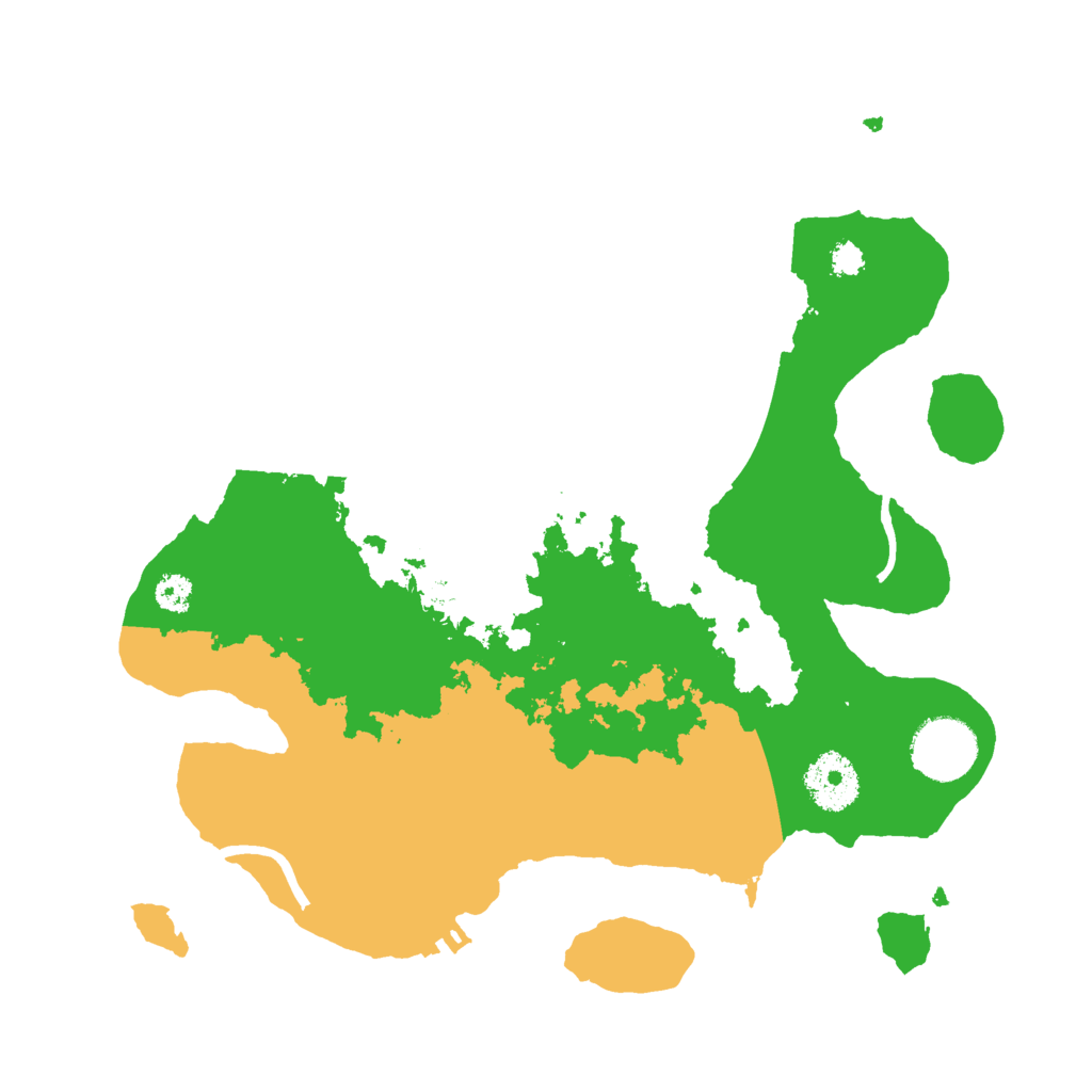 Biome Rust Map: Procedural Map, Size: 3000, Seed: 54667