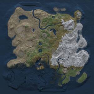 Thumbnail Rust Map: Procedural Map, Size: 4000, Seed: 901034429, 14 Monuments
