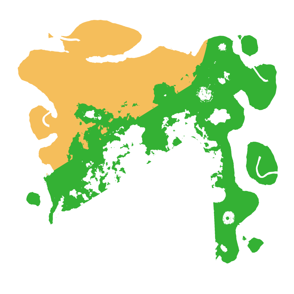 Biome Rust Map: Procedural Map, Size: 3500, Seed: 683202213