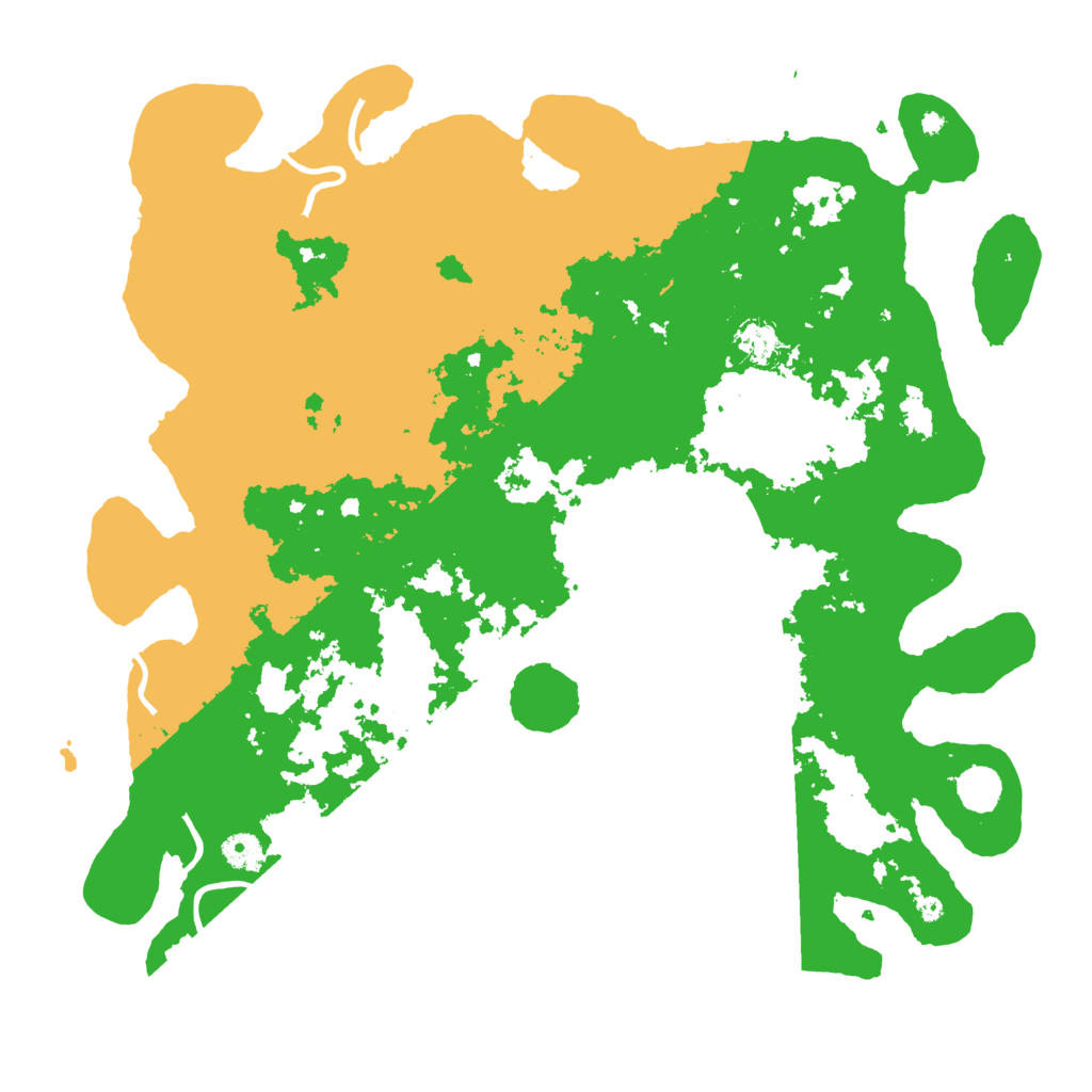 Biome Rust Map: Procedural Map, Size: 4500, Seed: 979680246