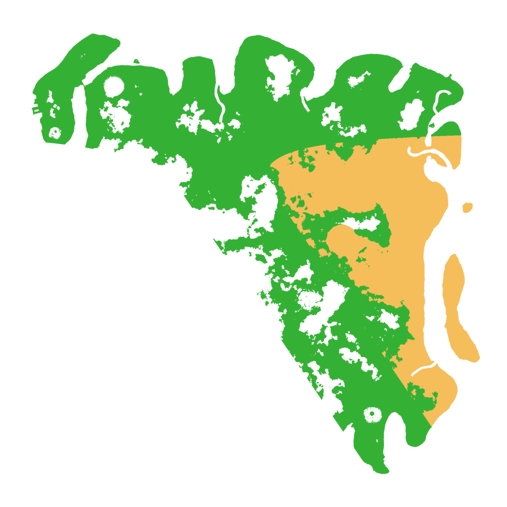 Biome Rust Map: Procedural Map, Size: 4500, Seed: 1834945300